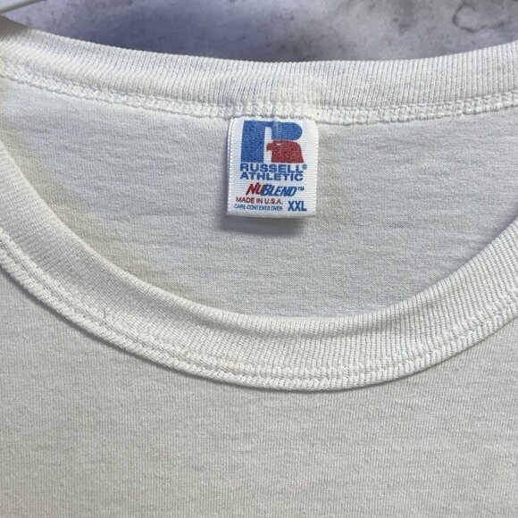 Vintage 80s Cal State Berkley Golden Bears T Shirt 2XL Russell Athletic USA - Picture 11 of 13